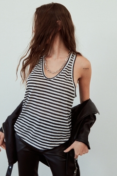 MUSCULOSA SARA MELL STRIPE - tienda online