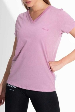 REMERA LILA BASIC TEE