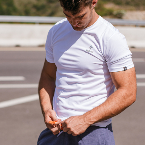 Remera Blanca Dry-Fit H