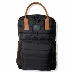 MOCHILA MATERNAL POLY NEGRO OPACO - comprar online