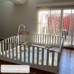 Corralito de Madera Small Encastrable Línea Nórdica - El Arca del Bebè