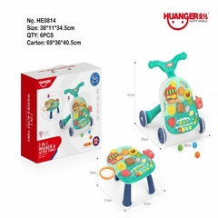 Caminador 2 en 1 con luz y sonido Verde Huanger - comprar online