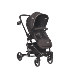 Alfa T Delux Negro Incluye Base, cubre pies, cubre lluvia y tul mosquitero - El Arca del Bebè