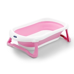 Bañera Plegable Slim kiddy Rosa y Blanco - El Arca del Bebè