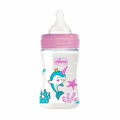 Mamadera Chicco Wellbeing 150ml 0m+ ROSA