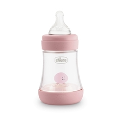 Mamadera Perfect 5 150ml 0m+ Flujo Lento Chicco Rosa - tienda online