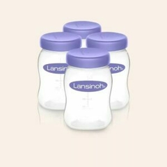Lansinoh tarritos contenedores de leche x 4 - El Arca del Bebè