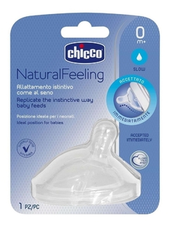 Tetina Chicco NaturalFeeling 0m+ Flujo Normal x 1 - El Arca del Bebè
