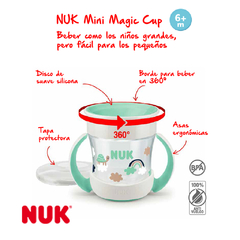 Vaso Nuk Mini Magic Cup 360º Verde - comprar online