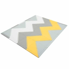 Piso de Goma Eva Triangular 32x32 40 piezas Color Maiz