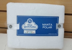 Manta Polar Soft Blanca