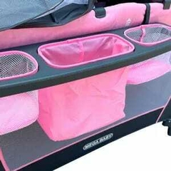 Practicuna Cuna Mega Baby Rosa Libra Plus Plegable Sonido - comprar online