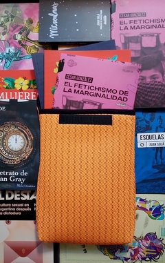 Funda para libros grande color naranja