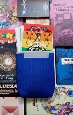 Funda para libros pequeña Color Azul