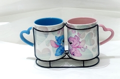 Canecas do Stitch e Angel - Florart Floricultura 