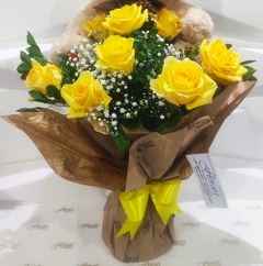 Ramalhete com 20 rosas VERMELHAS - Florart Floricultura 