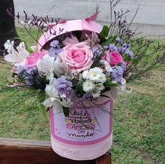 Box com mix Flores