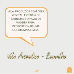 Vela Aromática Baunilha - Flow a Home