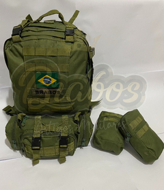 MOCHILA MILITAR ASSAULT 55Lts - VERDE na internet