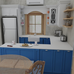 Cocina de estilo combinada - studiomuebles