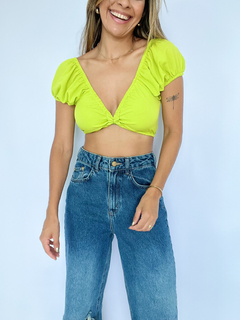 CROPPED HOLY | VERDE LIMA