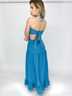 VESTIDO GRÉCIA | AZUL OCEANO - comprar online