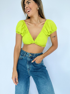 CROPPED HOLY | VERDE LIMA - loja online