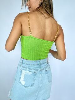 BLUSA TRICOT MODAL ALIX | VERDE - comprar online