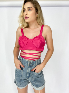 TOP BUSTIER ZARA | PINK - comprar online