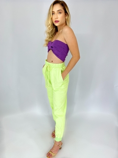 CROPPED TRICOT BAHIA | ROXO - NOHLA 