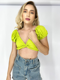 CROPPED HOLY | VERDE LIMA