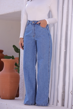 CALÇA JEANS WIDE LEG TONE