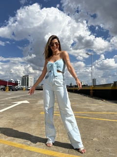 CROPPED SAINT TROPEZ | AZUL BEBE