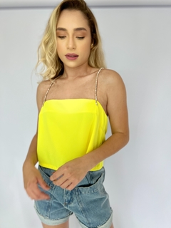 BLUSA GLAM | AMARELA na internet