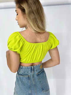 CROPPED HOLY | VERDE LIMA - NOHLA 