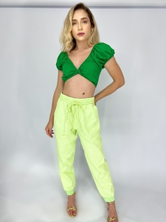 CALÇA JOGGER | VERDE LIMA na internet