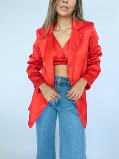 BLAZER ACETINADO MARI | LARANJA - NOHLA 