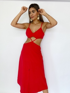 VESTIDO CARAÍVA | VERMELHO - comprar online