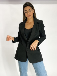 BLAZER ALFAIATARIA GAIA | PRETO