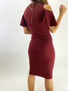 Vestido Midi Tricot | MARSALA