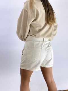 SHORTS BAGGY BIANCA | OFF WHITE - NOHLA 