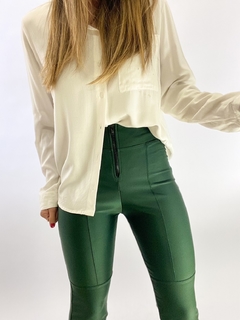 CALÇA FLARE LYCRA ENCORPADA | VERDE MILITAR na internet