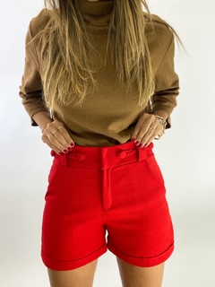 Shorts Crepe | VERMELHO - comprar online