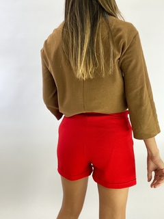 Shorts Crepe | VERMELHO na internet