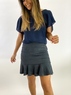 SAIA LUREX | AZUL MARINHO