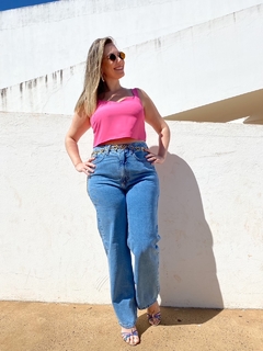 BLUSA CUPRO JASMIM | ROSA CHICLE