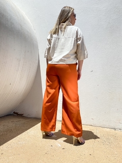 CALÇA ALFAIATARIA PANTALONA PALERMO | LARANJA TERRACOTA - comprar online