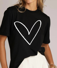 T-shirt Cuore na internet