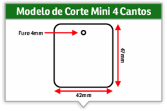 Tag 4,5x5cm c/furo - MATCH COMUNICACAO VISUAL