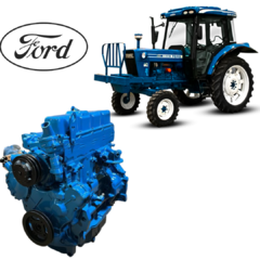 Motor Diesel 4 Cc Trator Ford revisado montado ! na internet